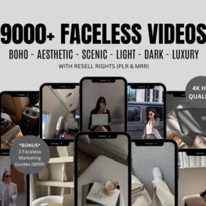 9000+ Faceless Reels Bundle, Videos, Faceless Marketing, Faceless Reels, Faceless Video, Aesthetic Reels, Digital Marketing, MRR/PLR,