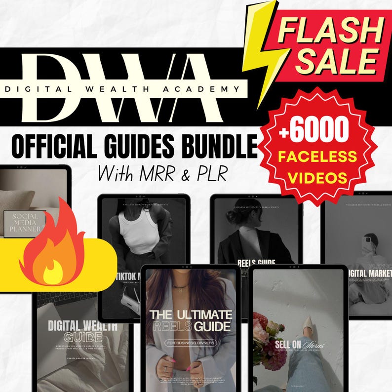 Digital Wealth Academy DWA Master Resell Right with Resale Rights Official Guide Bundle for Digital Marketing