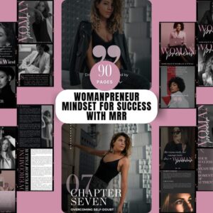 Womanpreneur Your Mindset For Success E-Book,Master Resell Rights + Private Label Rights,Mrr Women Entrepreneur, Womanpreneur Your Mindset