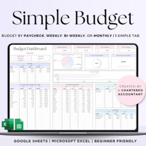 Excel Budget Planner 2024 Budget Spreadsheet