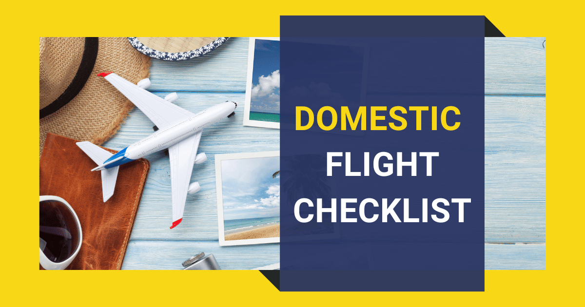 Domestic Flight Checklist